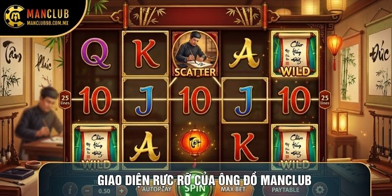 Giao diện rực rỡ của ông đồ Manclub Giao diện rực rỡ của ông đồ Manclub